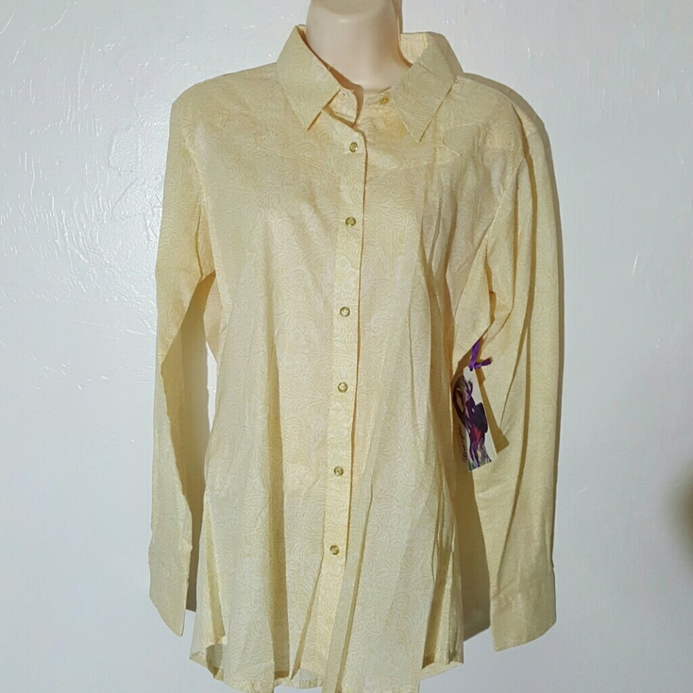 Wrangler women snap top shirt floral western women long sleeve size M  New